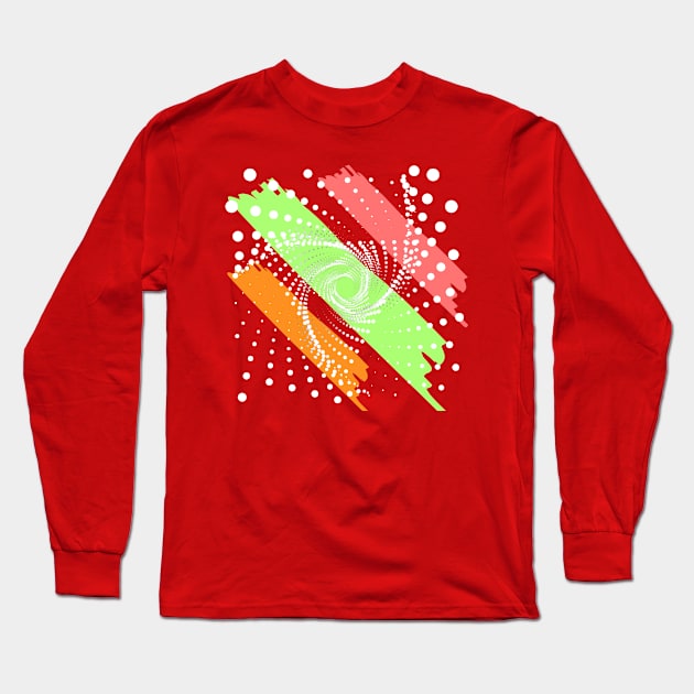 Spiral Long Sleeve T-Shirt by Rissenprints